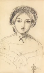 An English Beauty in the Manner of John Leech, c.1853